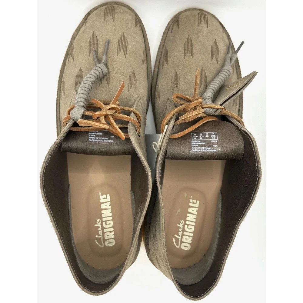 Clarks Original's Desert Boot Charles F. Stead Grey Suede Mens Sz 11.5 26165992